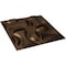 Ekena Millwork 19 5/8in. W x 19 5/8in. H York EnduraWall Decorative 3D Wall Panel Covers 2.67 Sq. Ft. WP20X20YOCAB - alternate 4